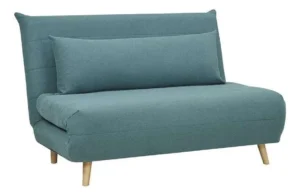 Sofá-cama 2 Lugares Casal Génova Azul É Bom
